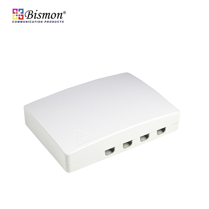 FTTH box กล่องพักสาย 4Ports Optical Fiber socket FTTX ODF box(กล่องเปล่า)